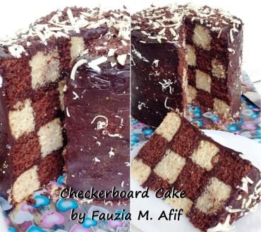 How to Assemble a Checkerboard Cake without the Special Pans