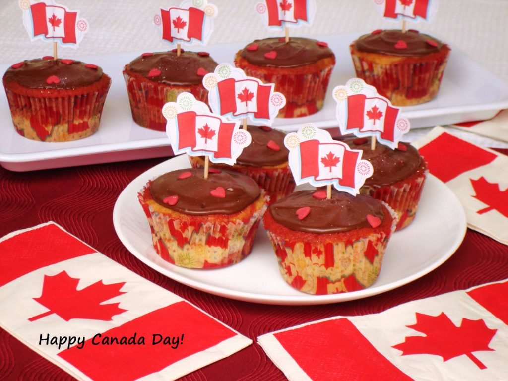 Canada Day Cupcakes