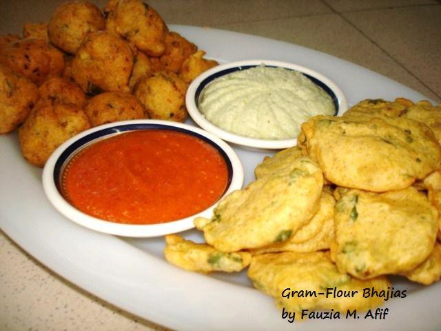 Gram Flour Bhajias