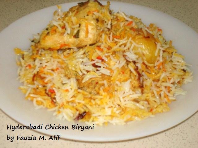 Hyderabadi Chicken Biryani