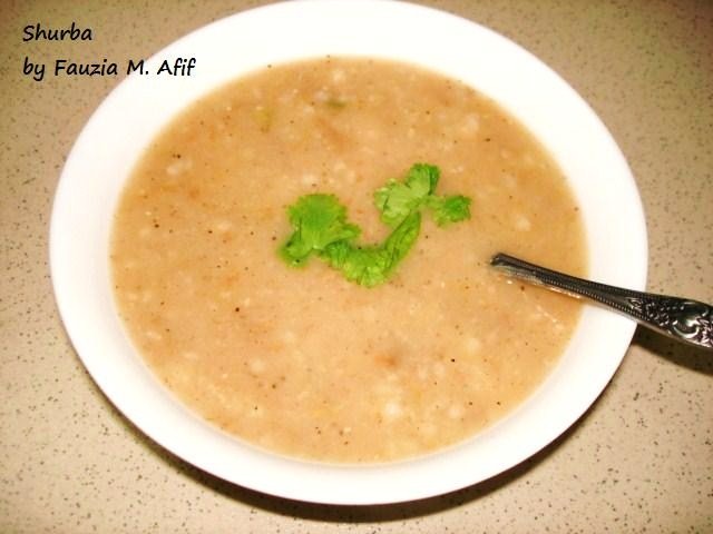 Shurba (using crushed wheat)