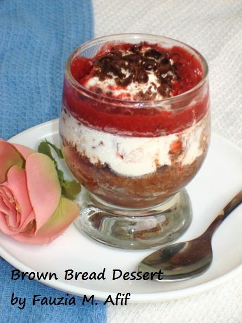 Brown Bread Dessert