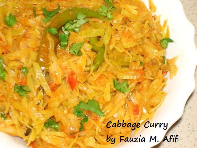 Cabbage Curry