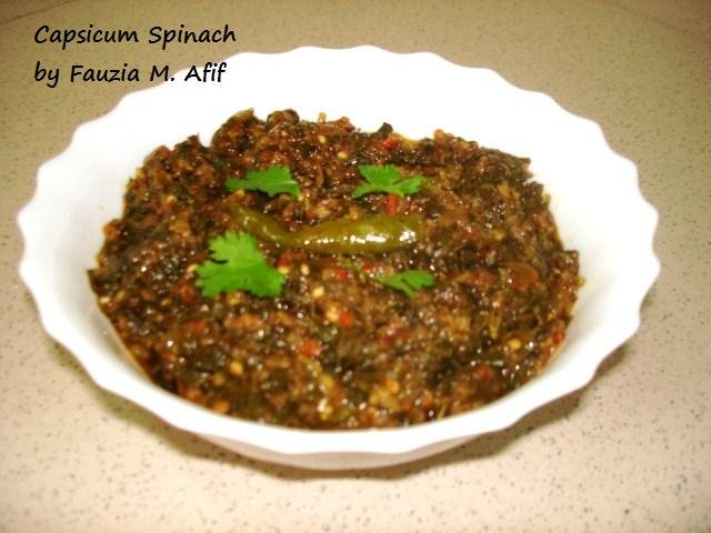 Capsicum Spinach