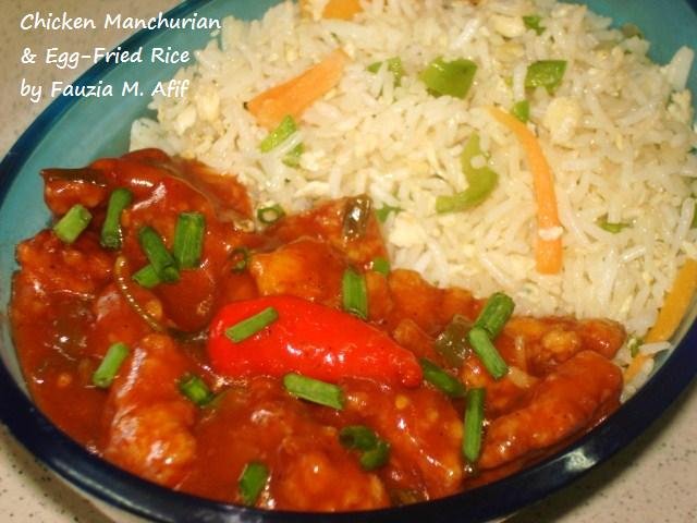 Chicken Manchurian & Egg-Fried Rice