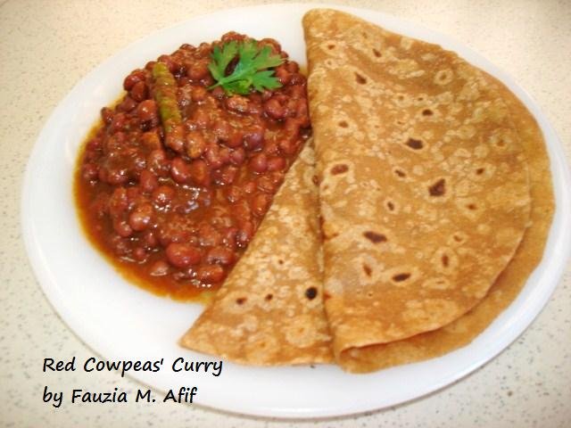 Red Cowpeas Curry (Whole Chola/Chora/Kunde curry)