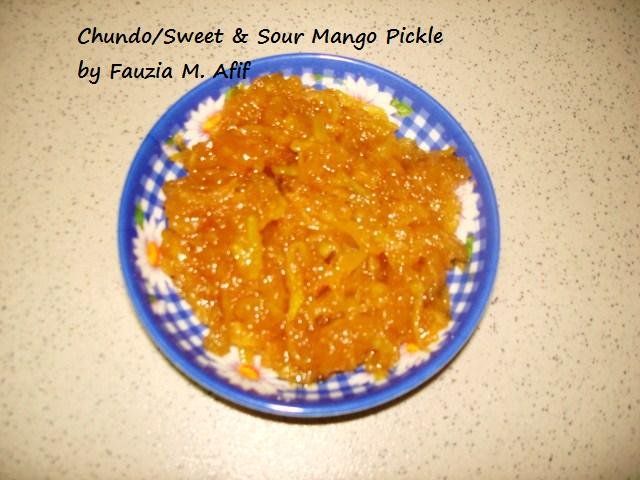 Chundo – Sweet & Sour Mango Pickle