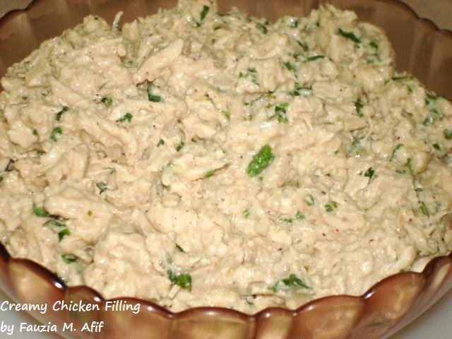 Creamy Chicken Filling