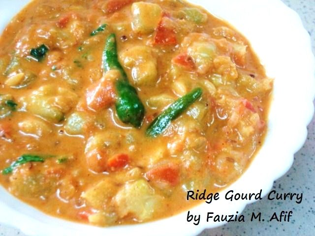 Ridge Gourd Curry (Torai)