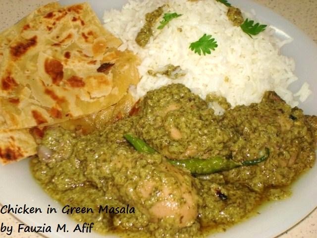 Chicken in Green Masala