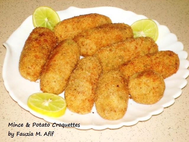 Mince & Potato Croquettes