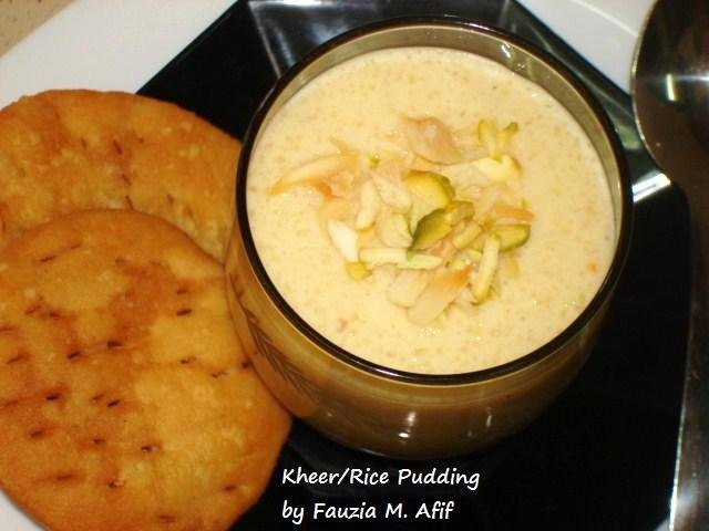 Kheer/Rice Pudding