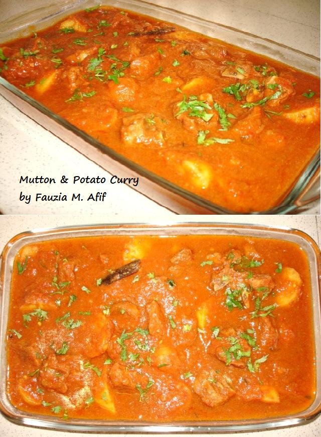 Mutton & Potato Curry/Aloo Gosht