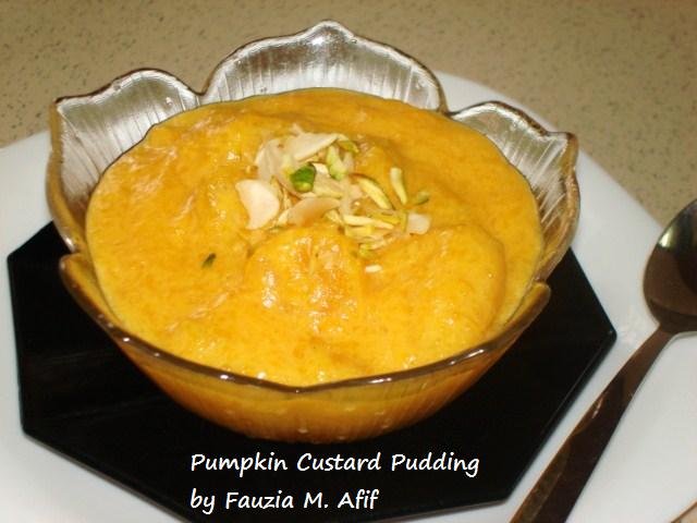 Pumpkin Custard Pudding