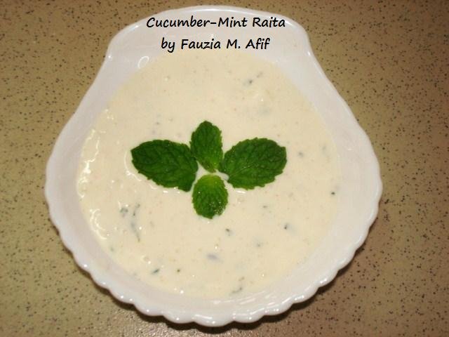 Cucumber-Mint Raita