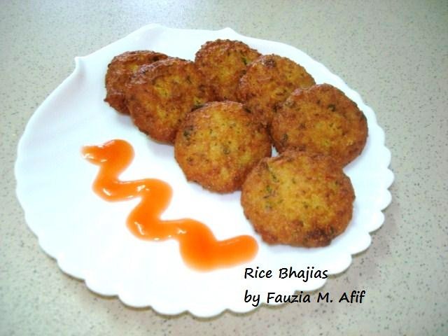 Rice Bhajias