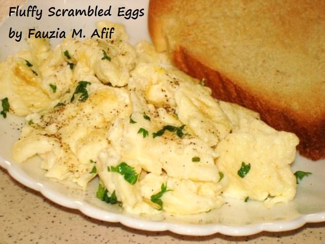 Fluffy Scrambled Eggs