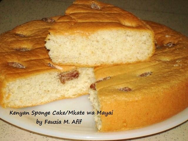 Kenyan Sponge Cake/Mkate wa Mayai