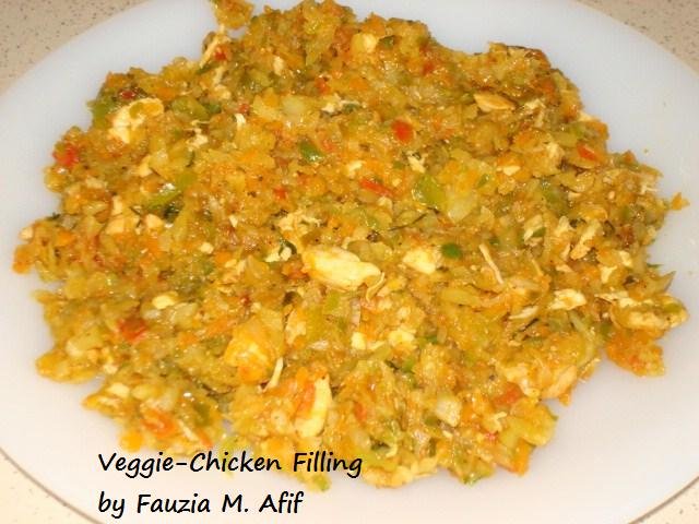 Veggie-Chicken Filling