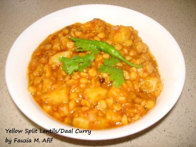 Yellow Split Lentils/Daal Curry