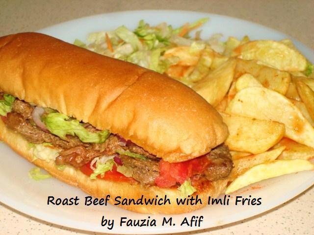 Roast Beef Sandwich with Imli Fries