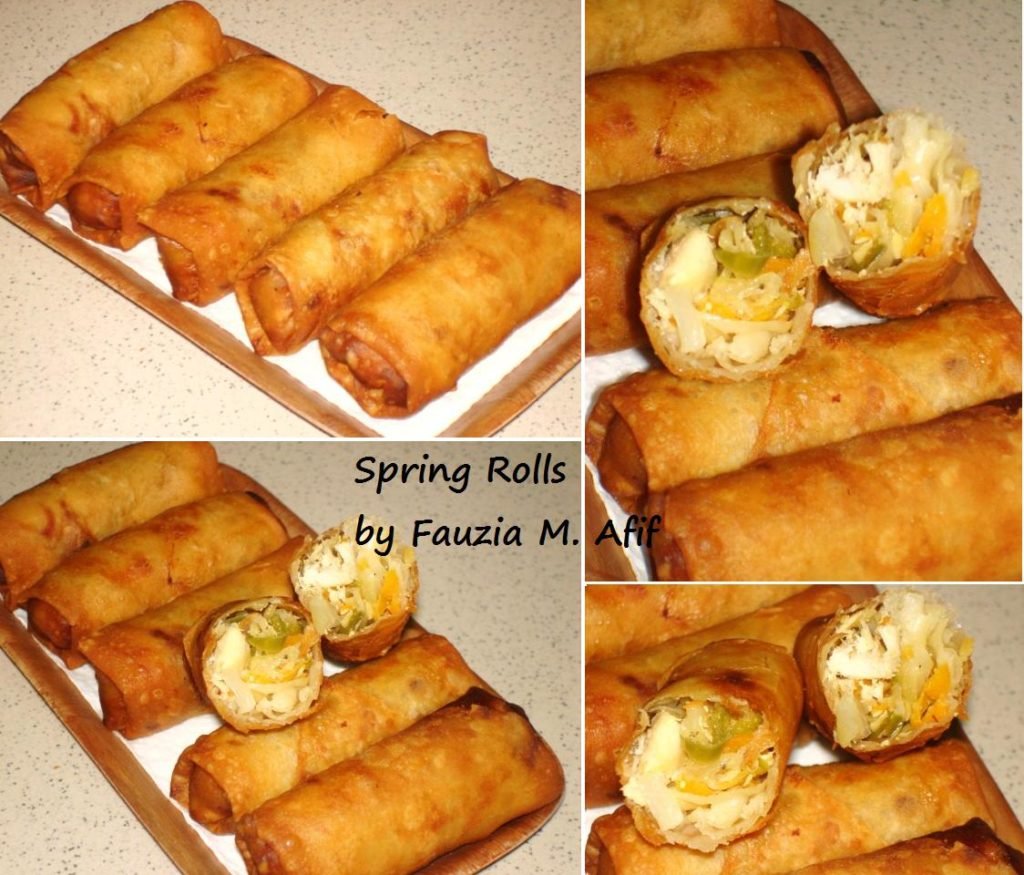 How to Fold Spring Rolls