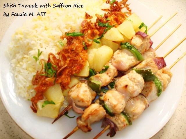 Skewered Chicken/Shish Tawook